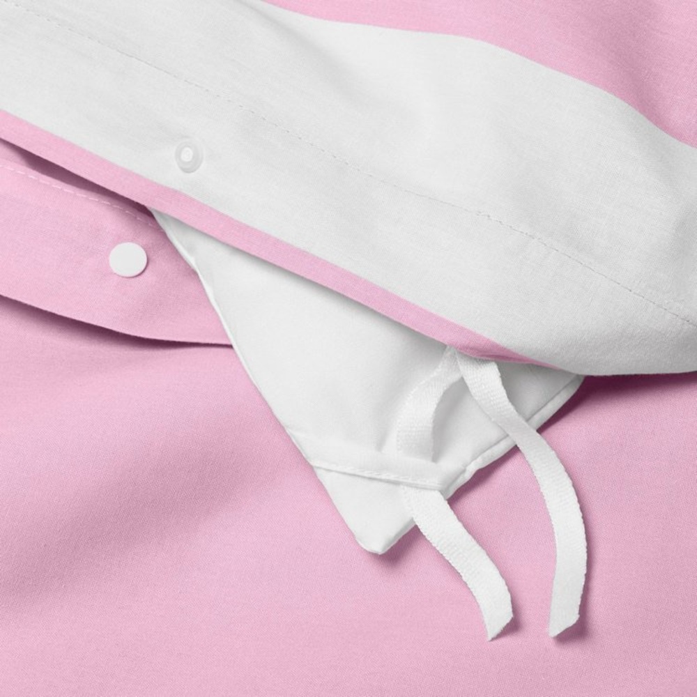 NWT Pillowfort Duvet Cover Set Purple Rugby Stripe Twin - Picture 5 of 9